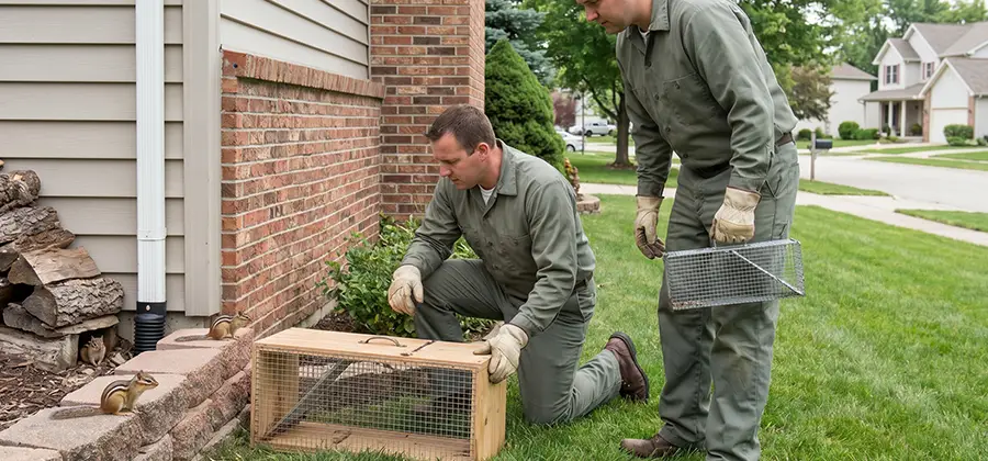 Remove Chipmunks From Yard in Griffin