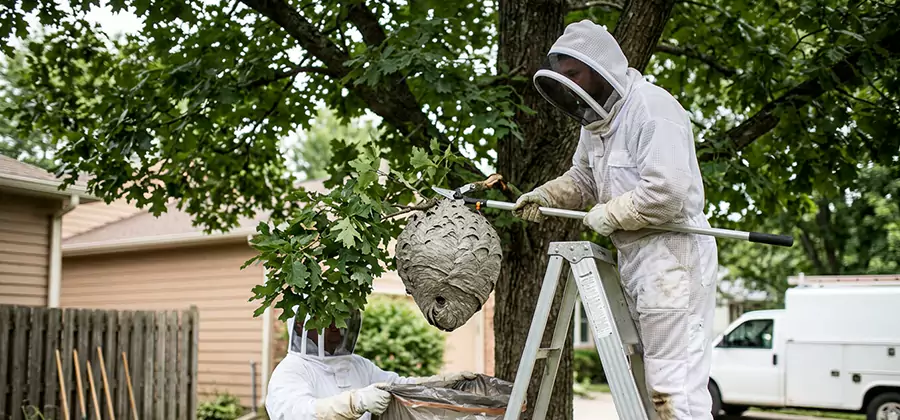 Wasp Nest in Tree Removal Griffin
